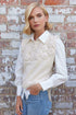 Ziggy Side Tie Ivory Vest